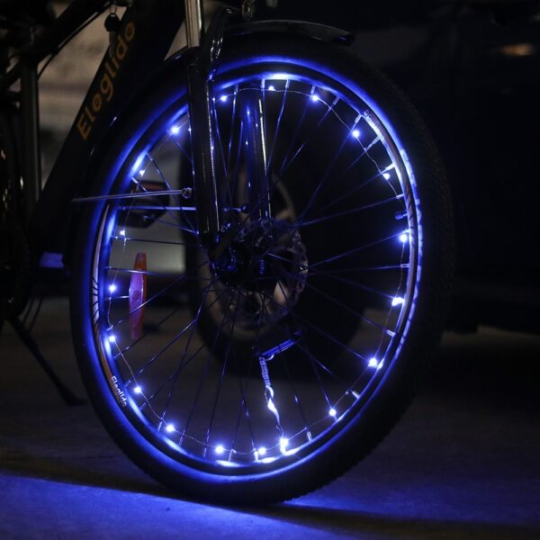 comprar estas luces azules para bicicleta eléctrica al mejor precio